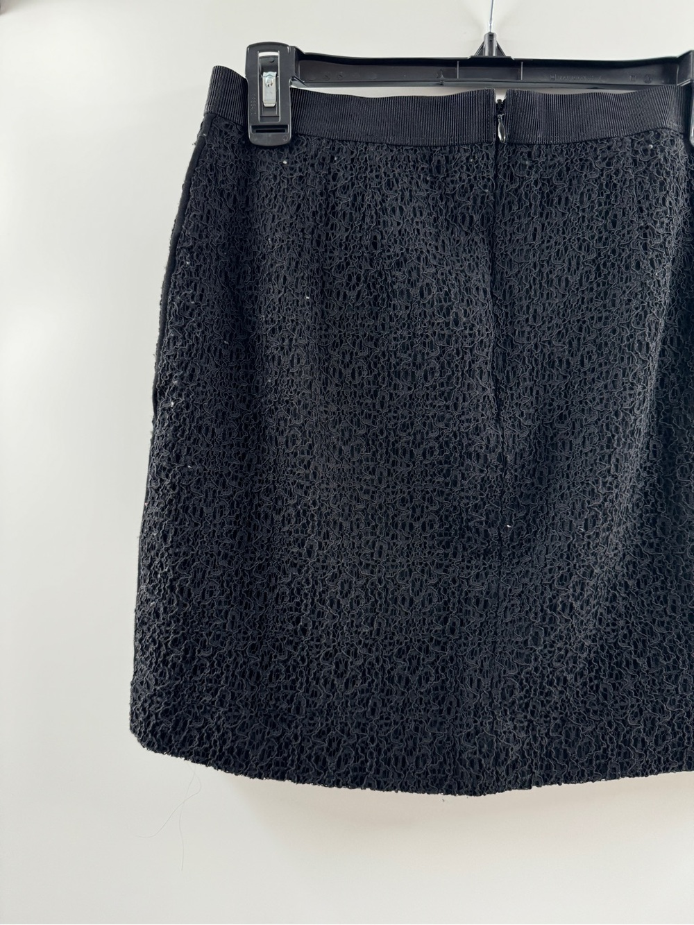 Ann Taylor Petite Textured Mini Skirt Women's 6P Black - Picture 6 of 7